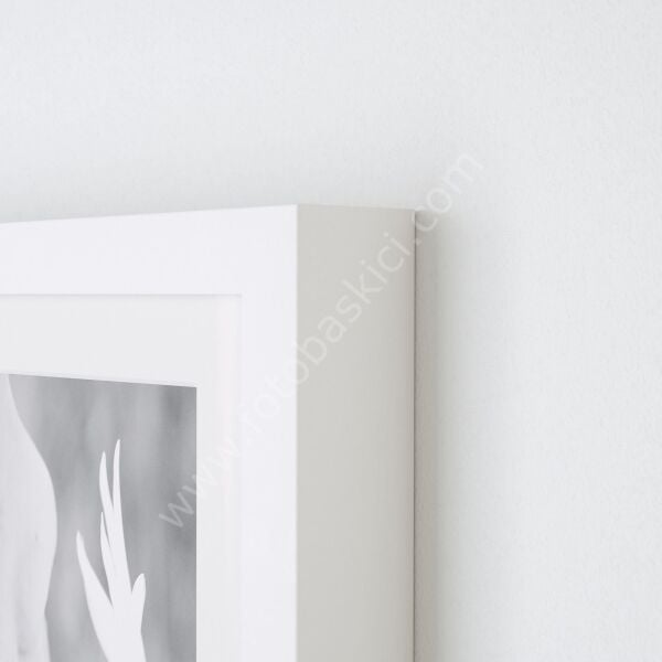 Ahşap Çerçeve Beyaz 50x23 cm RIBBA