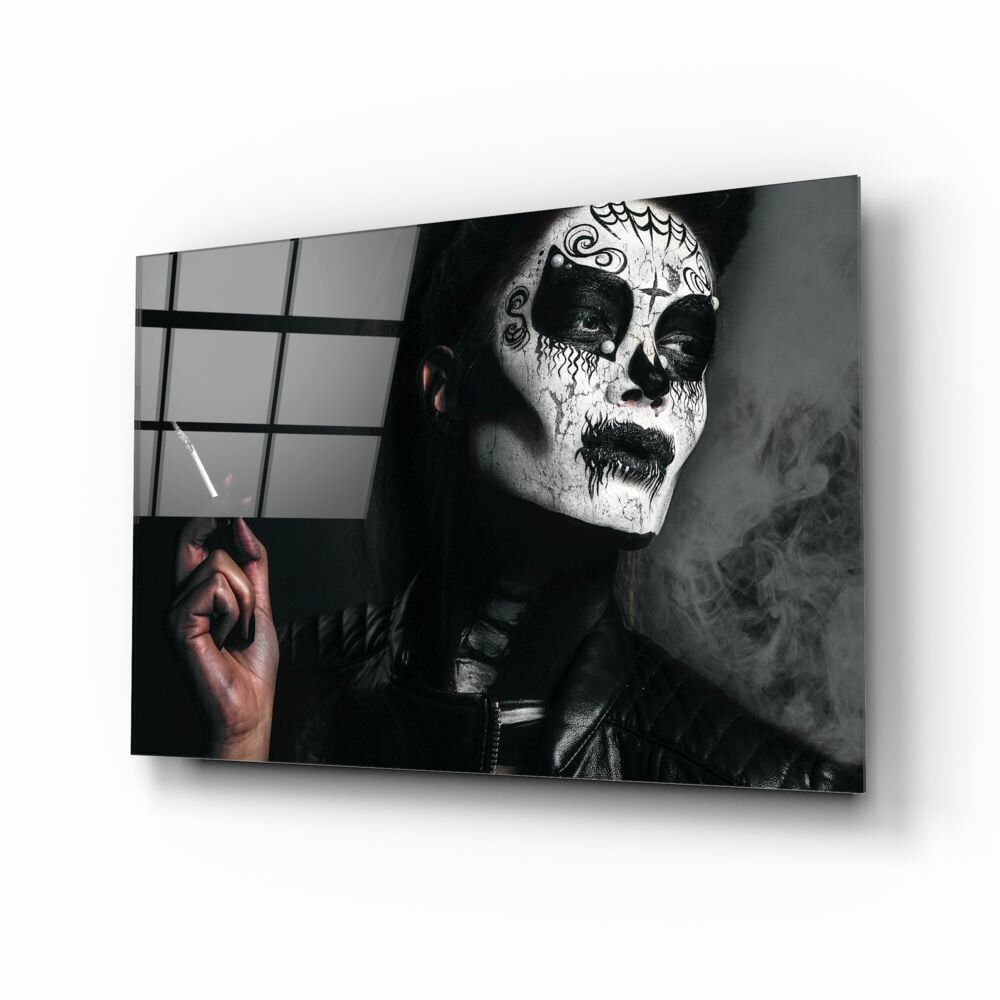 Kadın Portre Cam Tablo No:2020