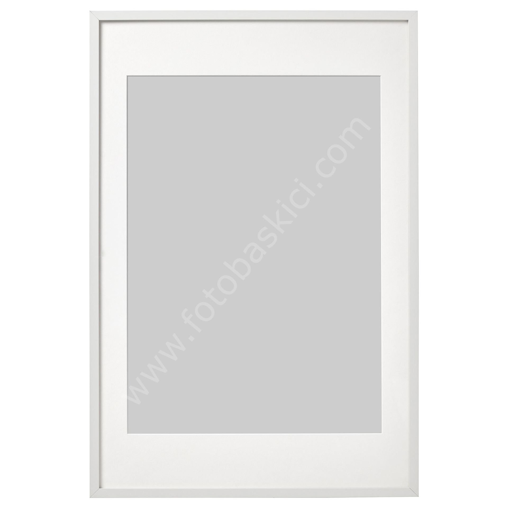 Ahşap Çerçeve Beyaz 61x91 cm RIBBA