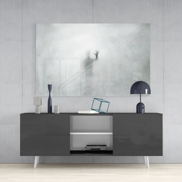 Kimsesizlik Cam Tablo