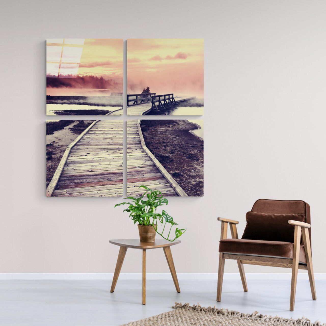 İskele Quadro Cam Tablo