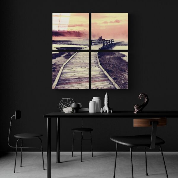 İskele Quadro Cam Tablo