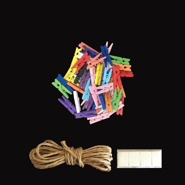 Karışık Renkli Mandal Seti 50’li (Mini Boy)