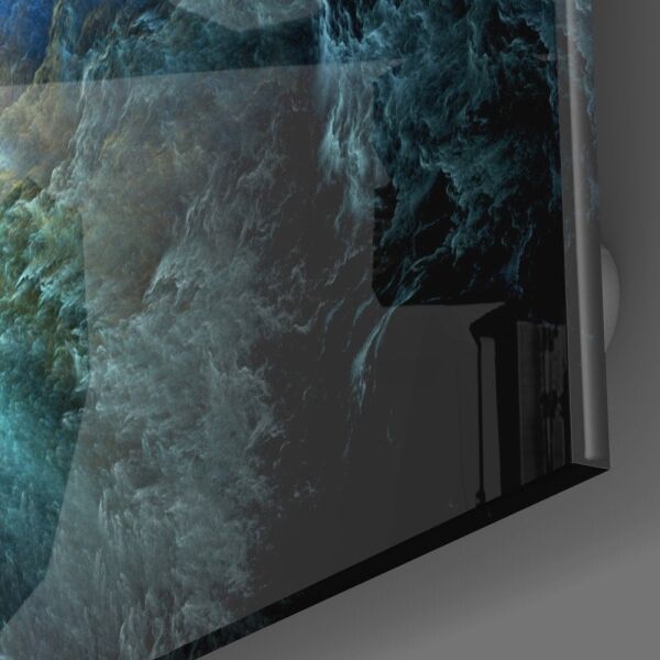 Kozmik Mavi Cam Tablo