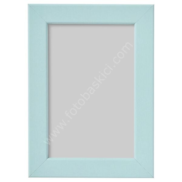 Ahşap Çerçeve Açık Mavi 10x15 cm FISKBO