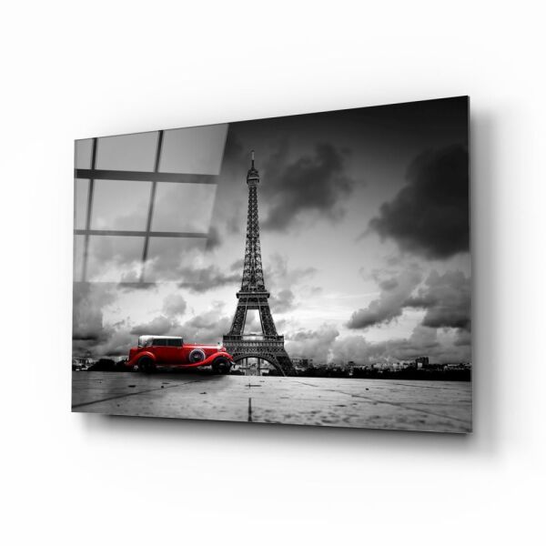 Eyfel Kulesi Cam Tablo