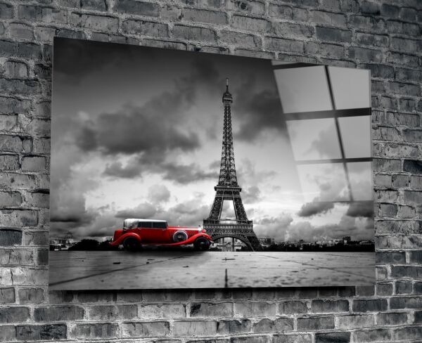 Eyfel Kulesi Cam Tablo