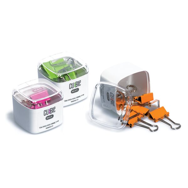MAS 1266 Cubbie Omega Renkli Kıskaç (19 mm) Kutulu