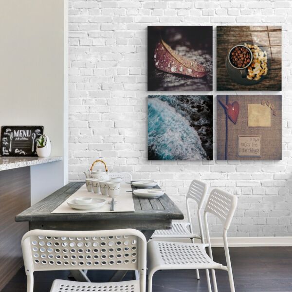 Küçük Şeyler Quadro Cam Tablo