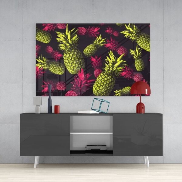Ananaslar Cam Tablo
