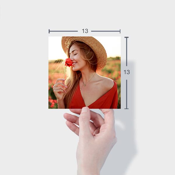 13x13 cm Kare Fotoğraf Baskısı - 20 Adet