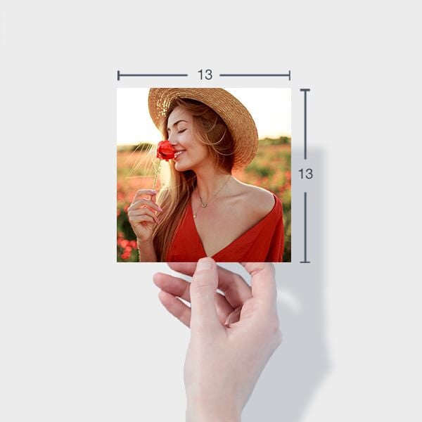 13x13 cm Kare Fotoğraf Baskısı - 20 Adet