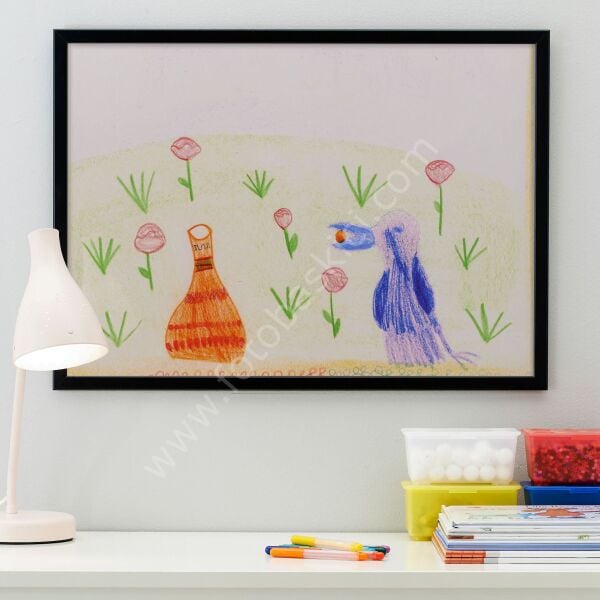 Ahşap Çerçeve Siyah 50x70 cm FISKBO