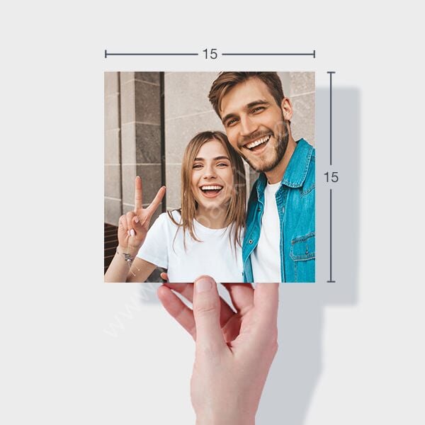 15x15 cm Kare Fotoğraf Baskısı - 20 Adet