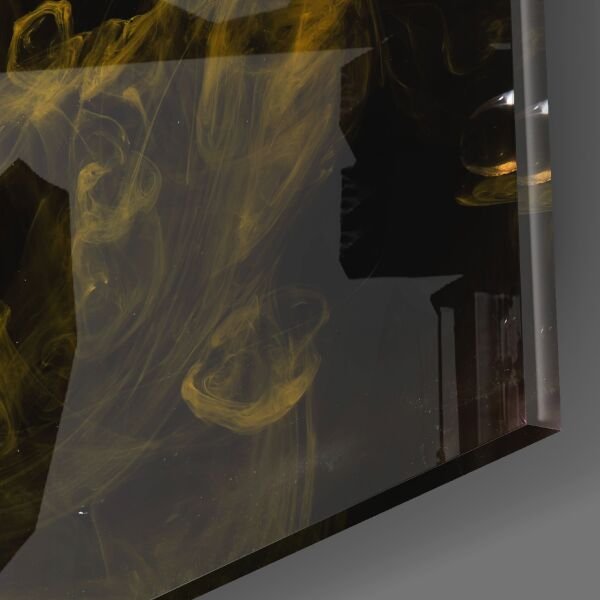 Sarı Duman Cam Tablo