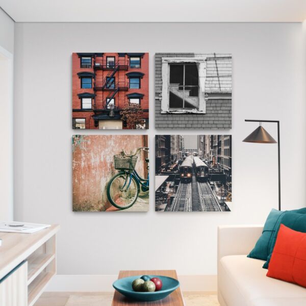 Şehir Quadro Cam Tablo