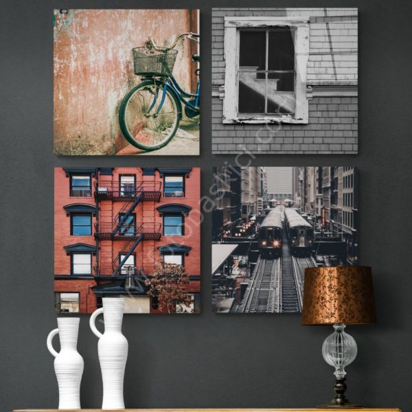 Şehir Quadro Cam Tablo