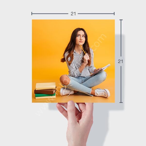 21x21 cm Kare Fotoğraf Baskısı - 3 Adet