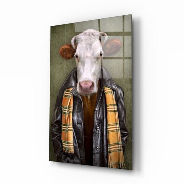 Öküz Kafa Cam Tablo