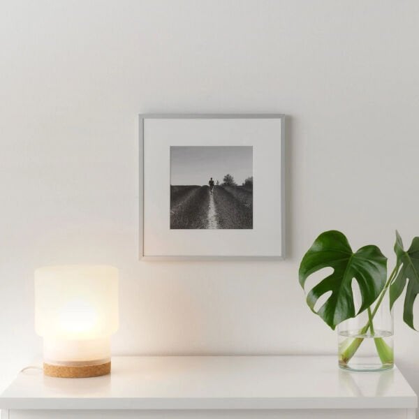 Alüminyum Çerçeve Gri 32x32 cm LOMVIKEN