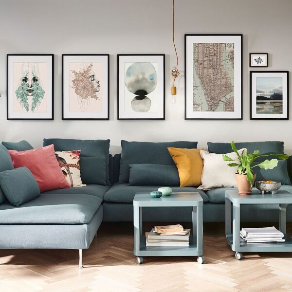 Ahşap Çerçeve Siyah 61x91 cm KNOPPANG