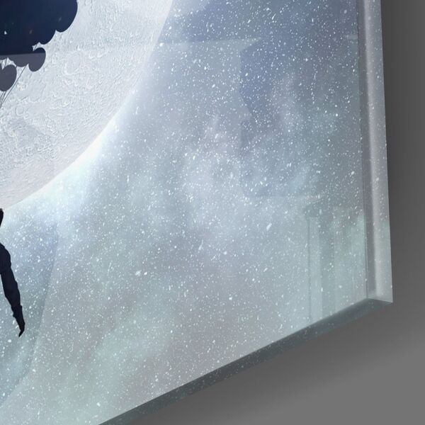 Uçan Balonlar Cam Tablo