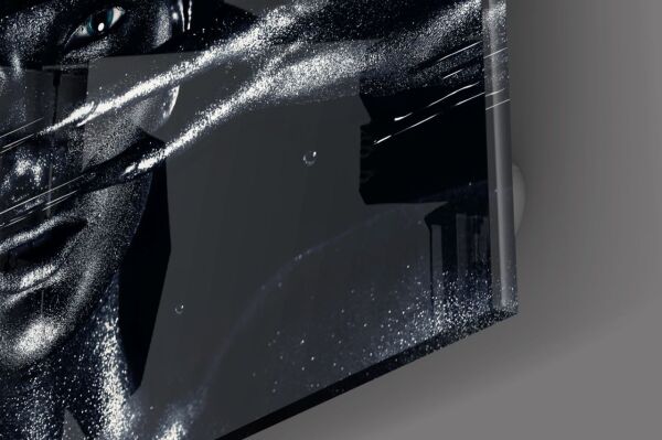 Kadın Portre Cam Tablo No:2009