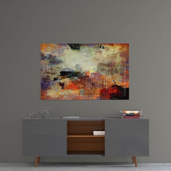 Soyut Cam Tablo No:1021