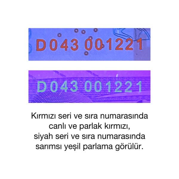 UV Mor Işıklı Sahte Para Feneri