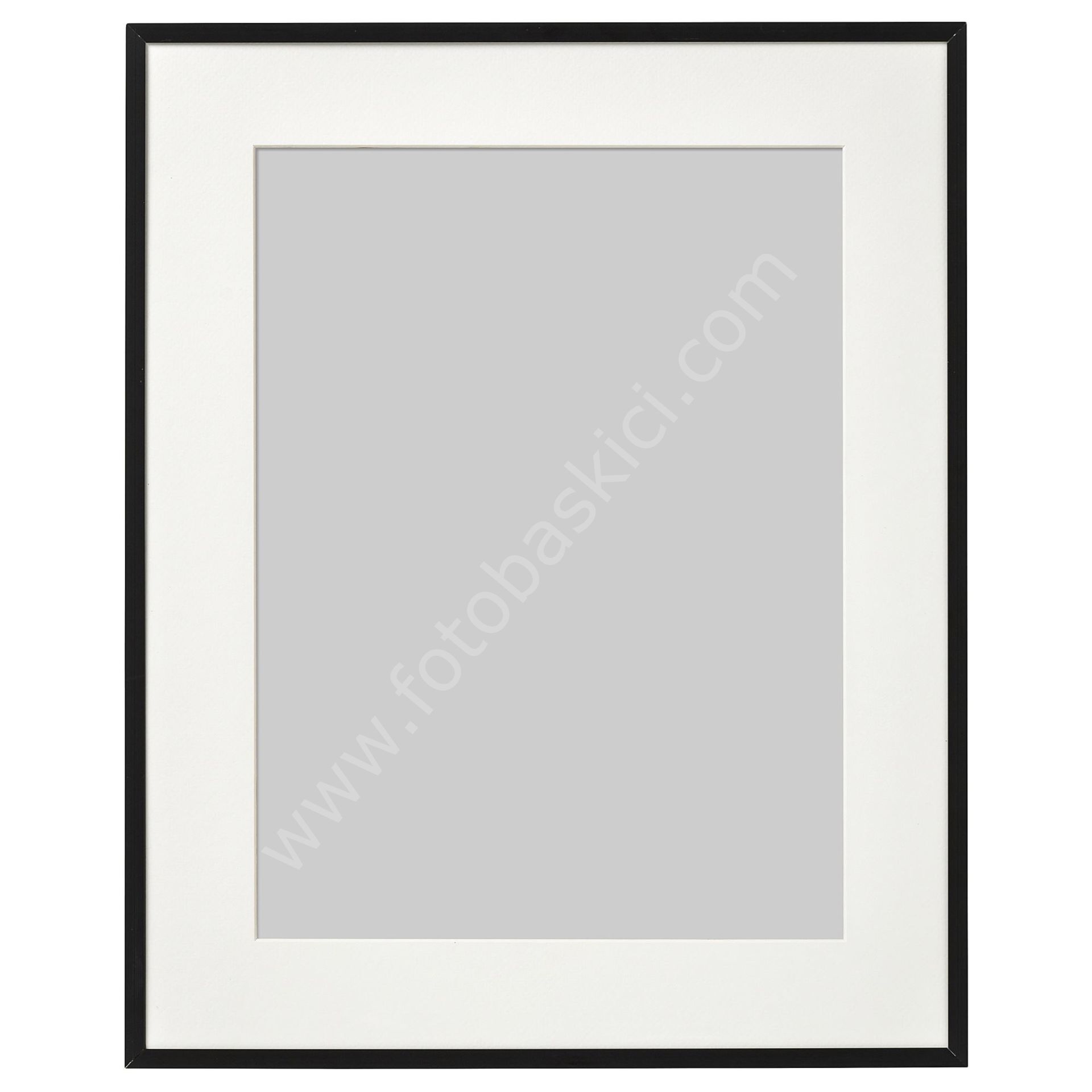 Alüminyum Çerçeve Siyah 40x50 cm LOMVIKEN