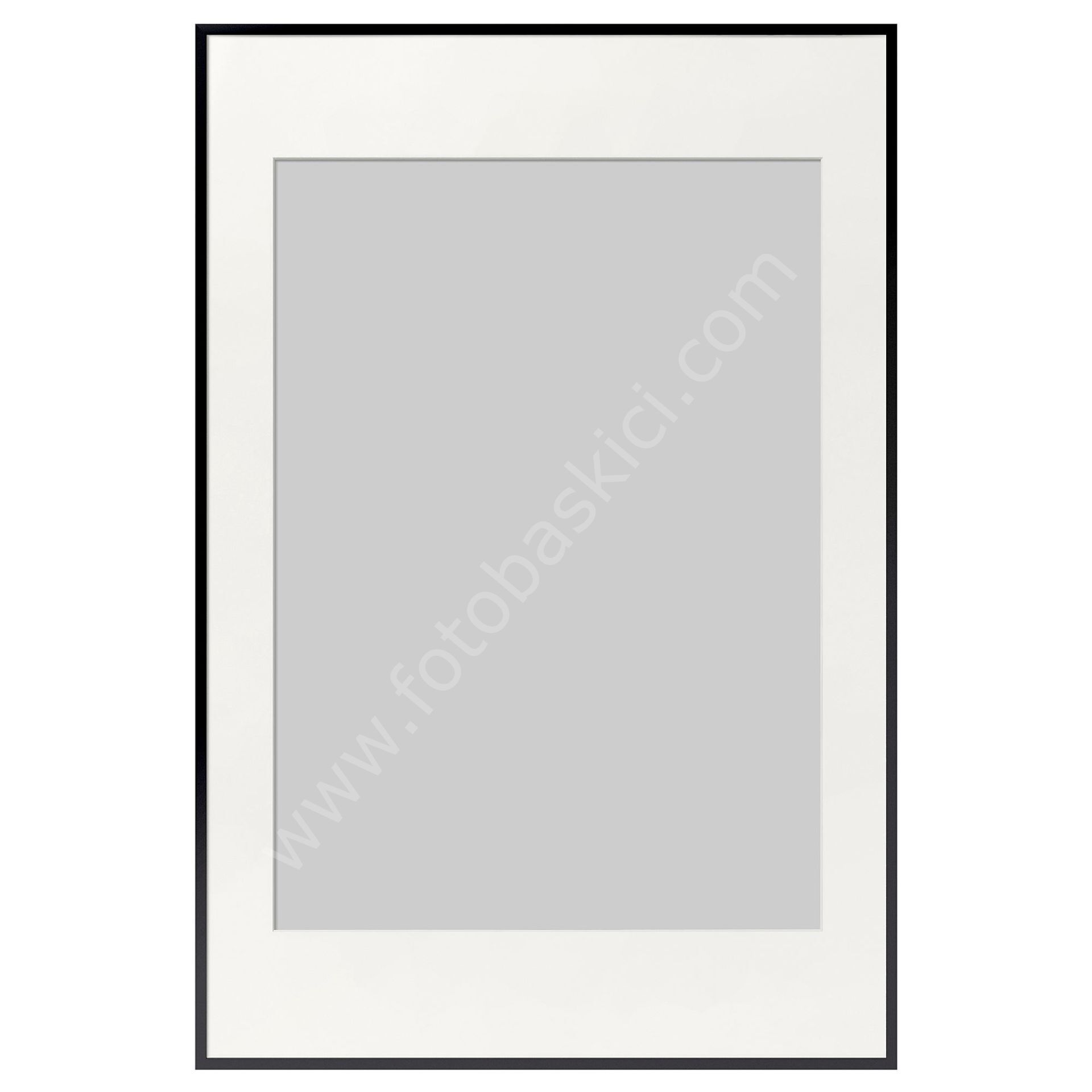 Alüminyum Çerçeve Siyah 61x91 cm LOMVIKEN