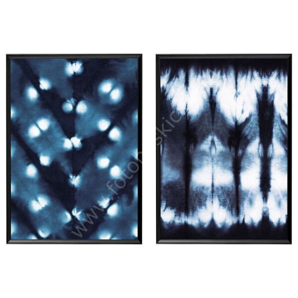 Çerçeveli Resim Seti Koyu Desen 50x70 cm 2'li KNOPPANG