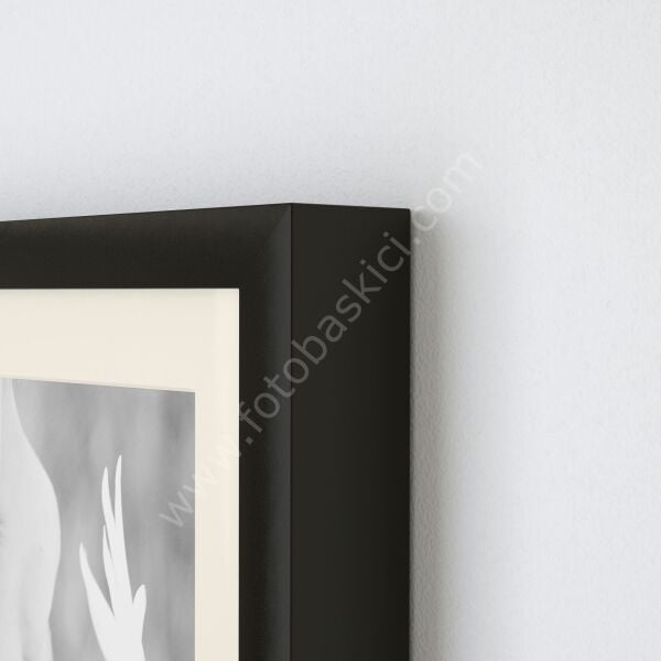 Ahşap Çerçeve Siyah 50x23 cm RIBBA
