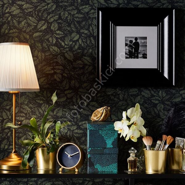 Ahşap Çerçeve Siyah 20x20 cm SKATTEBY