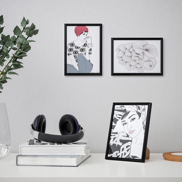 Siyah Çerçeve 13x18 cm YLLEVAD