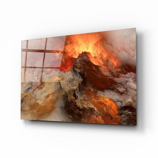 Kızıl Kıyamet Cam Tablo