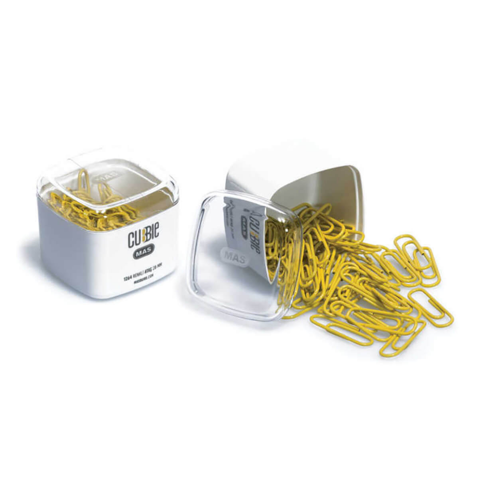 MAS 1264 Cubbie Renkli Ataş (28 mm) Kutulu Sarı