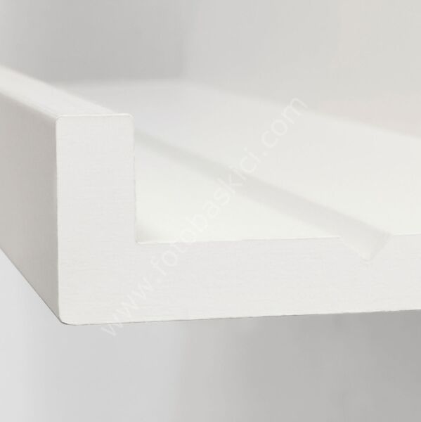 Çerçeve Rafı Beyaz 115 cm