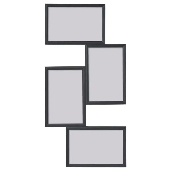 4'lü Kolaj Çerçeve Siyah 21x41 cm YLLEVAD