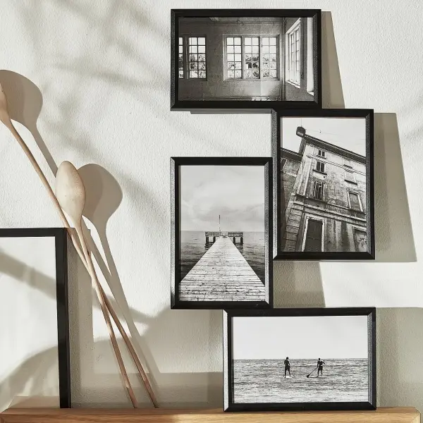 4'lü Kolaj Çerçeve Siyah 21x41 cm YLLEVAD