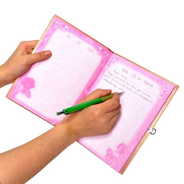 Kız Çocuk Kilitli Günlük Anı Defteri No:3