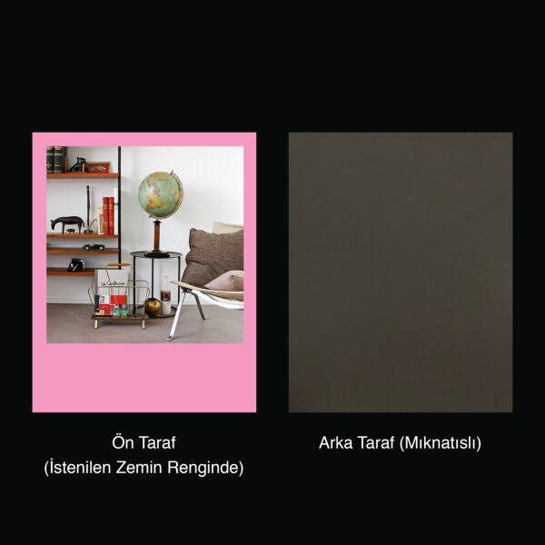 Renkli Zeminli Pola Magnet - 10 Adet