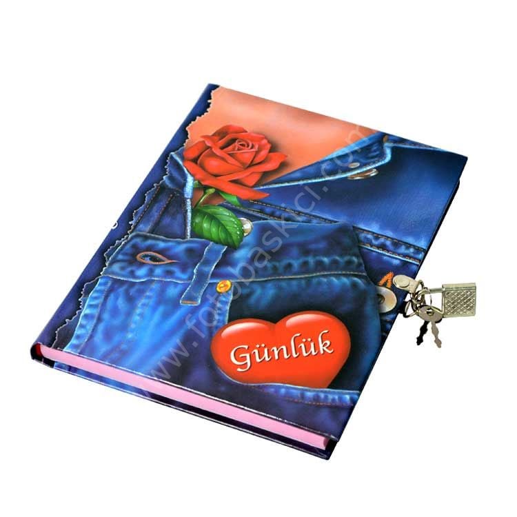 Kız Çocuk Kilitli Günlük Anı Defteri No:4