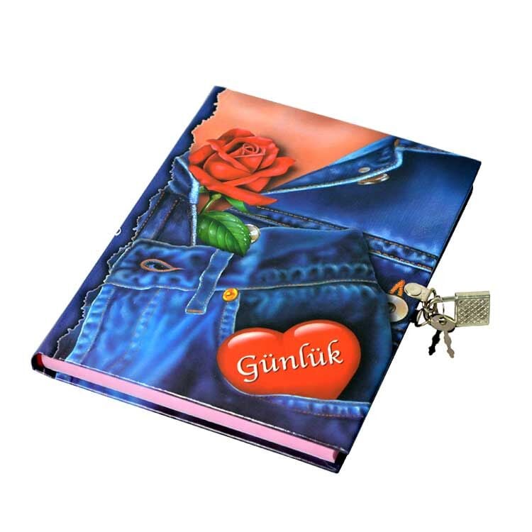 Kız Çocuk Kilitli Günlük Anı Defteri No:4