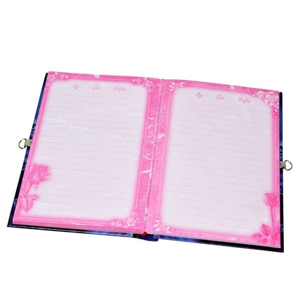 Kız Çocuk Kilitli Günlük Anı Defteri No:4