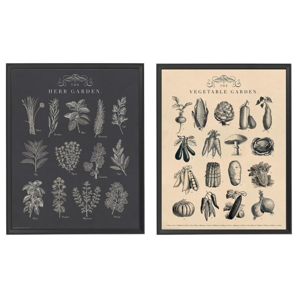 Çerçeveli Resim Seti 40x50 cm 2'li Bahçe KNOPPANG
