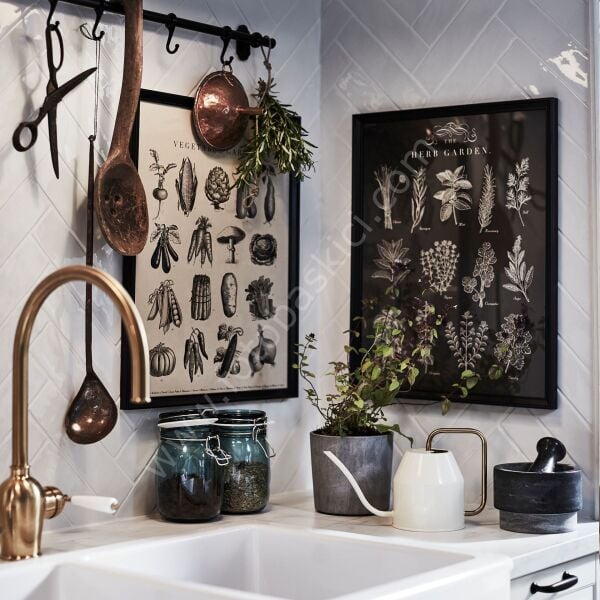 Çerçeveli Resim Seti 40x50 cm 2'li Bahçe KNOPPANG