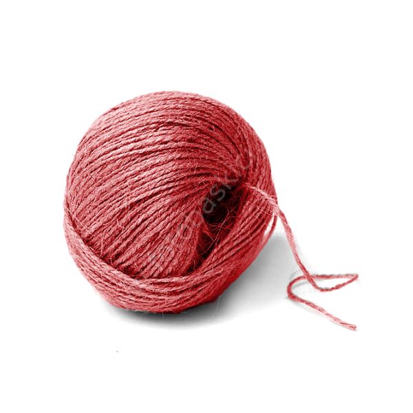 Kırmızı Jüt İp 100 gr