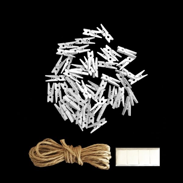 Beyaz Mandal Seti 50’li (Mini Boy)