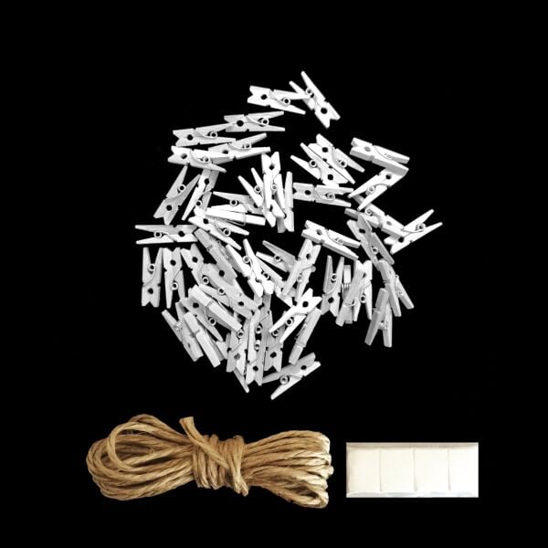 Beyaz Mandal Seti 50’li (Mini Boy)